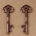Die Casting Innovative Wedding Favor Antique Key Shape Beer Bottle Opener key