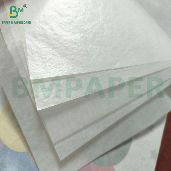 Oil Resistance Air Permeability 17g - 40g White Translucent Paper For Wrapping Oil Resistance Air Permeability 17g - 40g White Translucent Paper For Wrapping