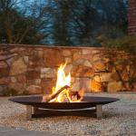 Customized Steel Fire Pits Metal Stamping Garden Corten Steel fire bowls Eco