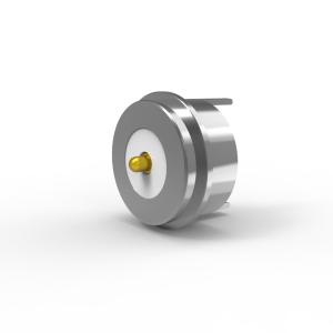 China White Round Magnetic Connector 5A 12v Magnetic Connector Corrosion Resistant With LCP Housing factory