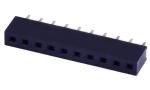 Single Row 1.0AMP PA6T Female Header PCB Connector 2.0mm Pitch
