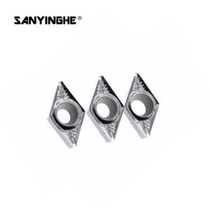 China Carbide DCGT11T308 Aluminium Turning Inserts With R0.8 Tip factory