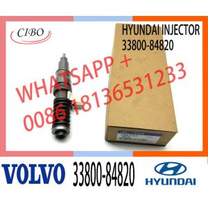 Diesel Injector 33800 84820 33800-84820 3380084820 21306407 BEBE4D19002 For Hyundai D6CC Engine
