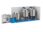 Professional Grade Liquid Homogenizer Tank With Buttons / PLC Control