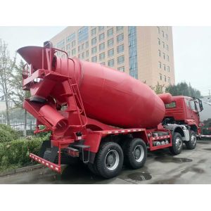 China Sinotruk HOWO 8×4 Drive Type 12m3 Capacity 25T Payload Concrete Mixer Truck Cement Mixer Truck factory