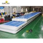 Custom Logo Yoga Inflatable Gymnastics Mat , Inflatable Air Track 20cm Thickness