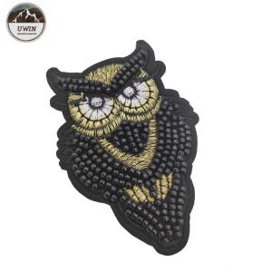 China Sew On Beaded Applique Patches / 3D Embroidery Patches Customized Size factory