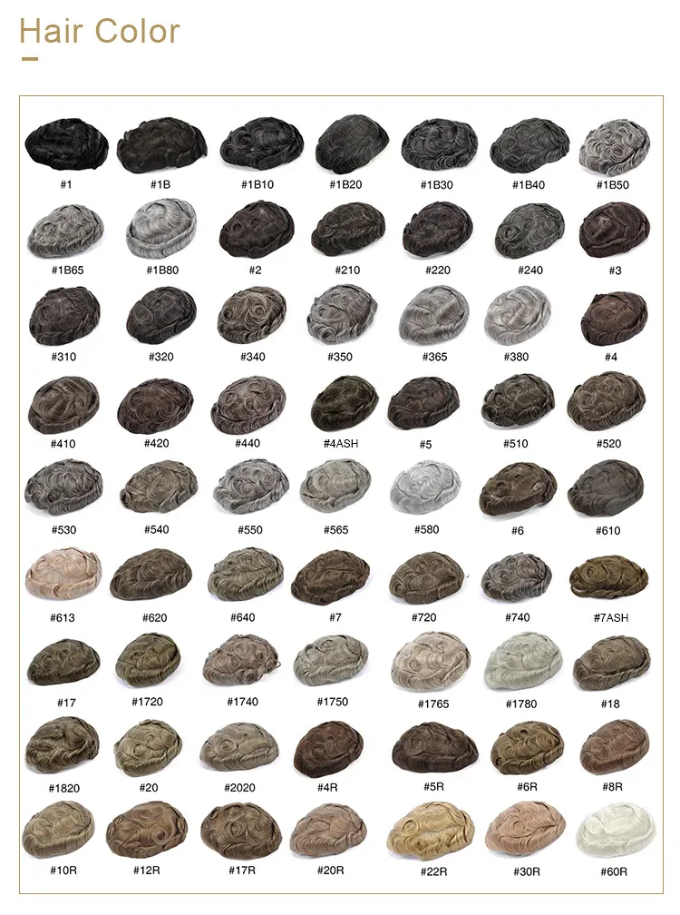 8x10 Mens Real Human Hair Wigs Australia Mens Full Lace Hair System Toupee