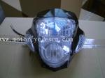 Motorcycle motocross LED headlight Bike Blue Red Yellow White