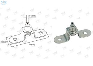 China Heavy Duty Wire Cable Hanging System Steel Ceiling Bracket With Brass Gripper factory
