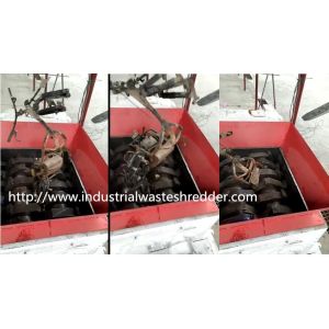 Modular Design Plastic Recycling Shredder , Bicycle Shell Recycling Shredders Machines