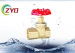 CW617N Lead Free Plumbing Gate Valve , Female Thread 3 4 Water Pipe Valve