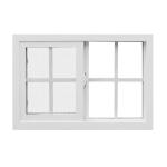3.22 Inch Vinyl UPVC Sliding Window And Door Ventilator