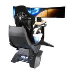 9D VR Flight Simulator Resort Hotel Black All Aluminum Alloy VR Egg Game
