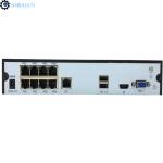 H.265 8 ports POE 16CH 5MP 1 SATA HDD 40M incoming bandwidth intelligent NVR