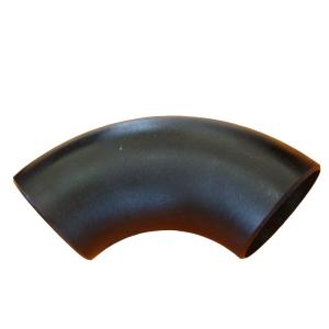 China Ansi B16.9 3 4 90 Degree Elbow Bend Black Carbon Pipe Fitting Butt Weld Seamless factory