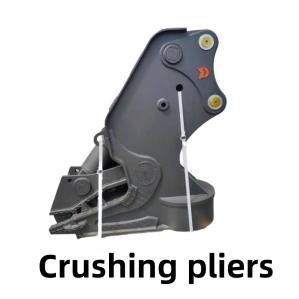China Demolition Hydraulic Excavator Concrete Pulverizer With Leechs factory