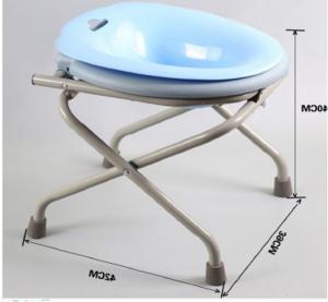 China One Click Folding Common Sitting Adjustable Bath Seat High Carbon Steel Squat Free factory
