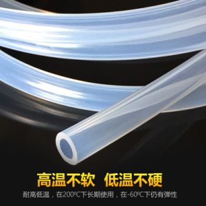 China Customized Extrusion Process Clear Silicone Tube Smooth Surface on sale