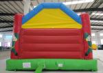 0.55mm Pvc Tarpaulin Indoor Inflatable Bounce House , Toddler Jump House Double
