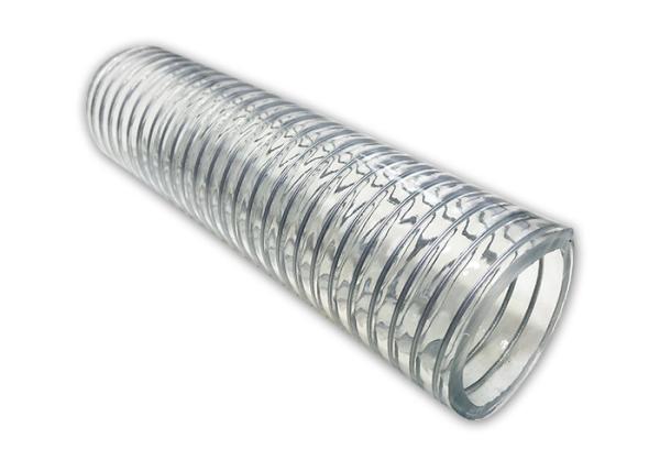 High quality pvc spiral spring reinforced transparent hose pvc steel wire