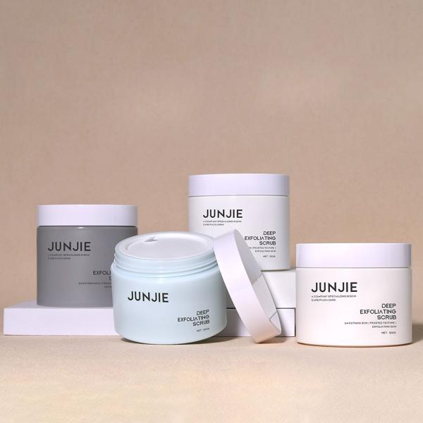 Silk Screen Printing 80-200g Large Container Scrub Cream Body Butter Cream