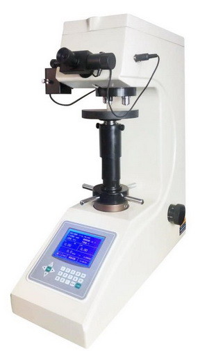 China Digital Eyepiece Auto Turret Weights Loading Vickers Hardness Testing Machine with Large LCD on sale