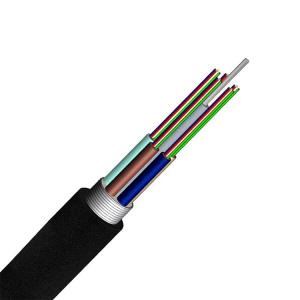 China GYTA fiber optic equipment 144core g652d steel central strength member factory