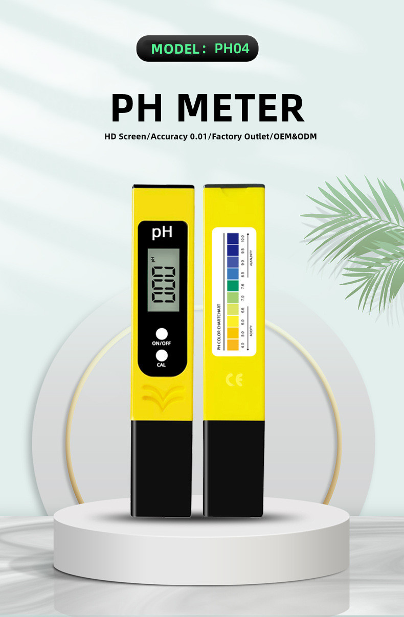 Compact and Lightweight Digital Pen Type Tester for Measuring Water Acidity 102g