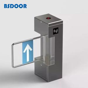 China Pedestrian Security Vertical Swing Half Height Turnstile With Face Recognition factory
