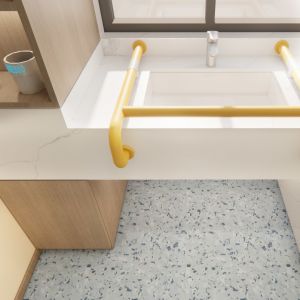 Commercial Nursing Home Flooring with Antibacterial Easy-Clean Features