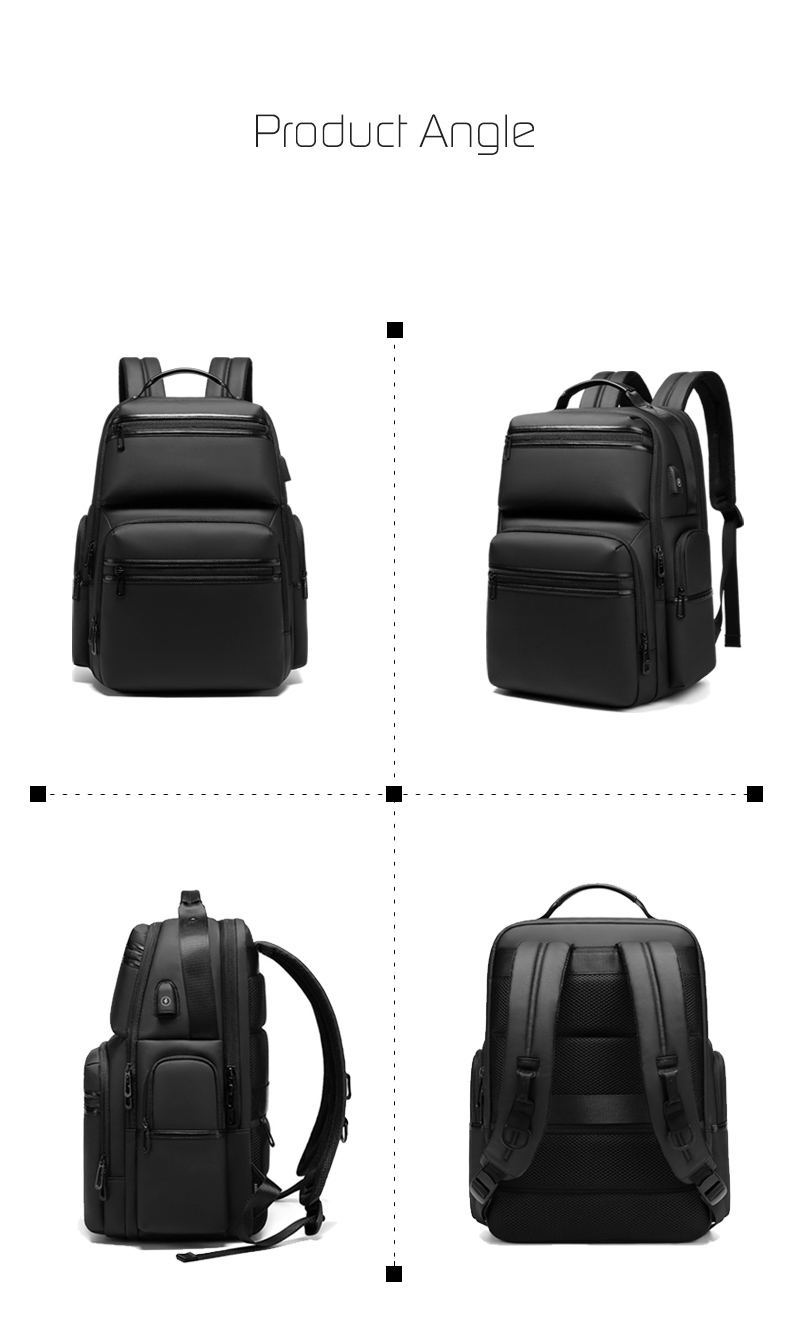High grade gift custom logo men's outdoor waterproof laptop bag business Backpack