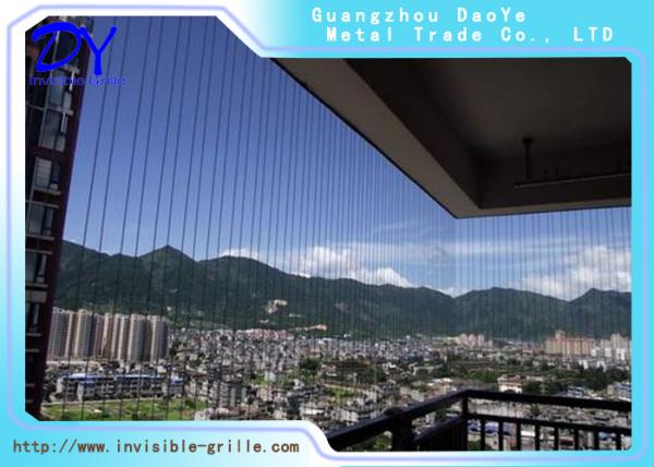 Protection Wire Mesh 7X7 Stainless Steel Wire Rope Balcony Invisible Safety