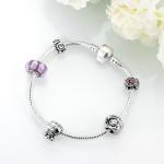 SJ Best Gift!!! Wholesale Top Quality Cheap Magnet Buckle Glaze Bead Steel Rope