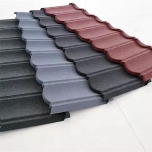 China Durable Zinc Stone Coated Roof Tiles 0.4mm Thickness factory