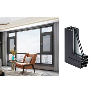Buy cheap JZG60 Thermal Insulation Casement Window Anodized Custom Casement Windows from wholesalers