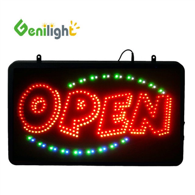Attractive Advertising Lights Custom LED Open Sign High Pixel Density Performance