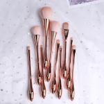 Solid Wood Setting Powder Brush , Eyeshadow Makeup Brushes Fashion Style