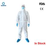 Anti Virus Disposable Protective Coveralls , Disposable Body Suit Non Woven