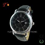 Hot sell and calssic design for men watch PU leather band with reasonable price