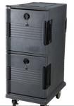 PE / PU Double Wall Food Carriers Ultra Carts Food Pan 508*700*1200mm