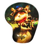 WMP-049 Non Slip Rubber Material Cartoon Gel Wrist Rest Cute Custom Mouse Pads