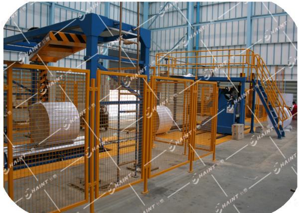Paper Mill Stretch Film Wrapping Machine , Paper Roll Handling Equipment Large