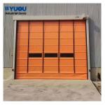 Airbag Sensor PVC High Speed Roller Shutter Door Fabric 8m Height 0.6m/s Opening