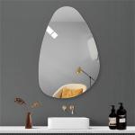 Customized Size Beveled Glass Beauty Salon Makeup Furniture for Bathroom
