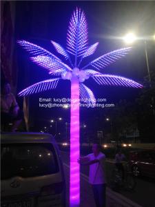 China remote control led palm tree light factory