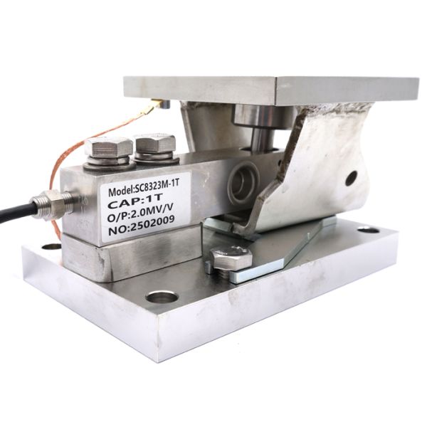 Stainless Steel Shear Beam Load Cell 1Ton 3Ton 5Ton Weight Sensor With Mounting Module for Tank Silo