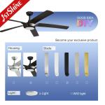 Indoor Ceiling Fan with Light and 6 Speed DC Motor Metal Body Material Support