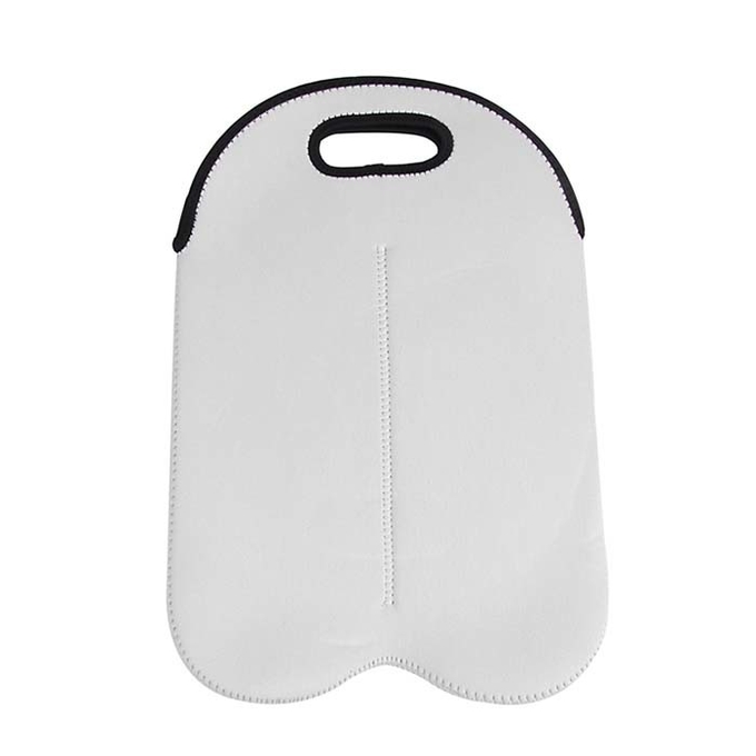Neoprene Sublimation Red Wine Bottle Sleeve For Two Bottles