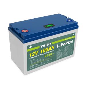 China 100 Ah Lifepo4 12 Volt Deep Cycle Battery Lithium 2000 Cycles Replace Gel factory